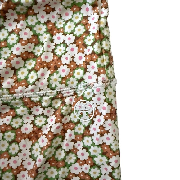 Tory Sport Printed High-Rise Weightless Bike Short Women Size XS Daisy Print - Picture 4 of 6
